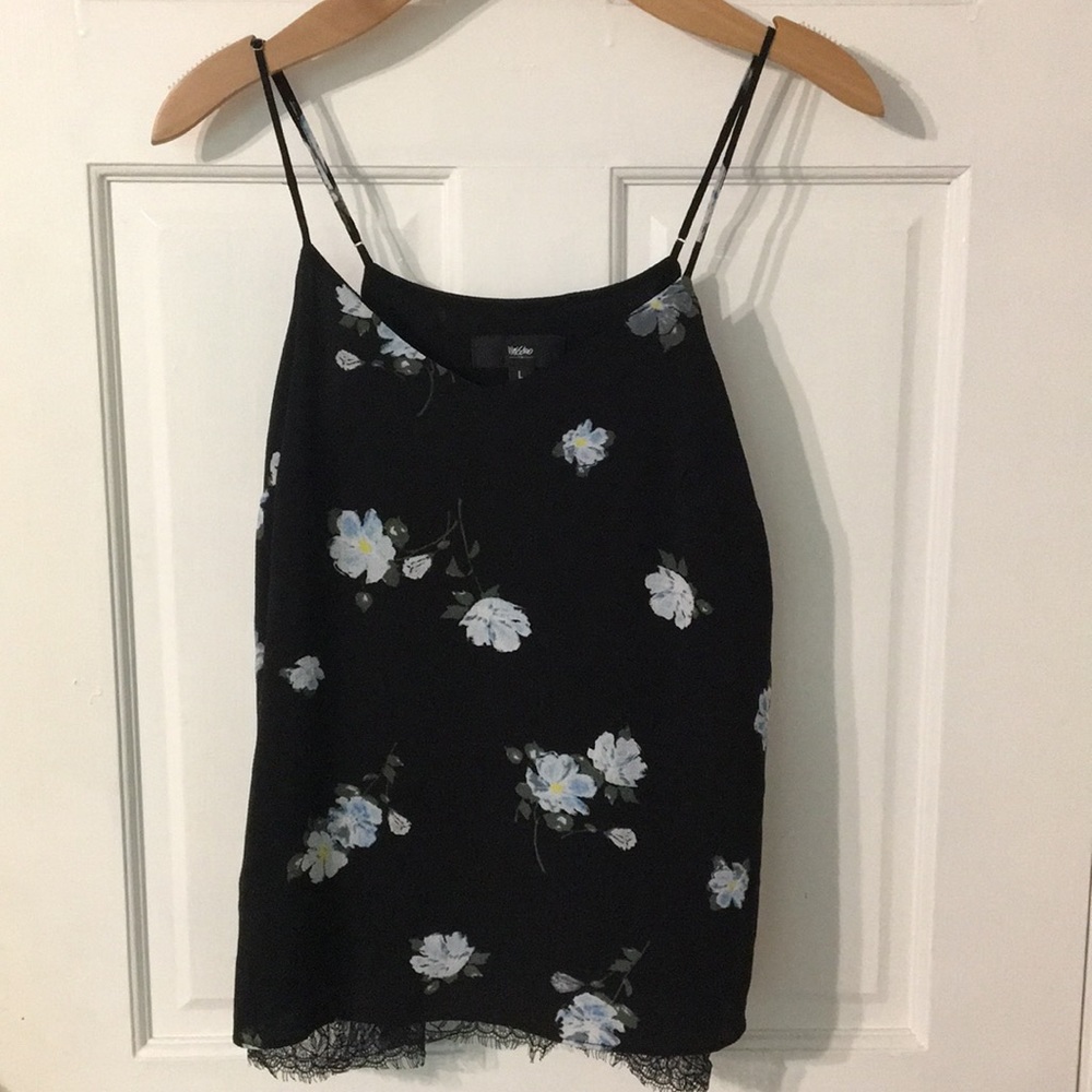 Black tank top